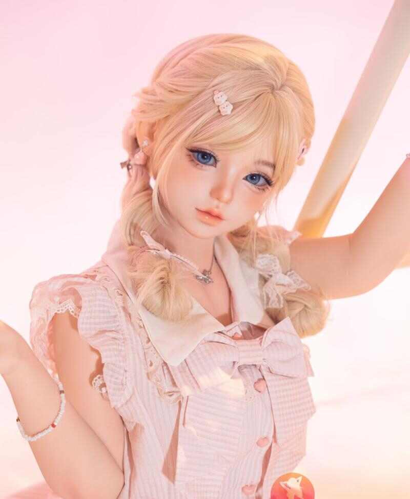 SHEDOLL TONSEN 152cm｜Aカップ純欲天使 · 淡粉蝴蝶結裙｜棉花糖肌+減重體｜雲端幻想陪伴型